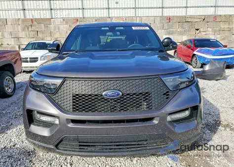 2020 Ford Explorer Police Interceptor z USA, uszkodzony, nr VIN 1FM5K8AB9LGC15267